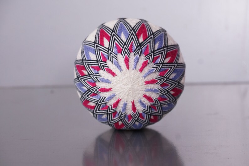 Japanese Temari ball. Christmas ball. Holiday decor. Christmas | Etsy