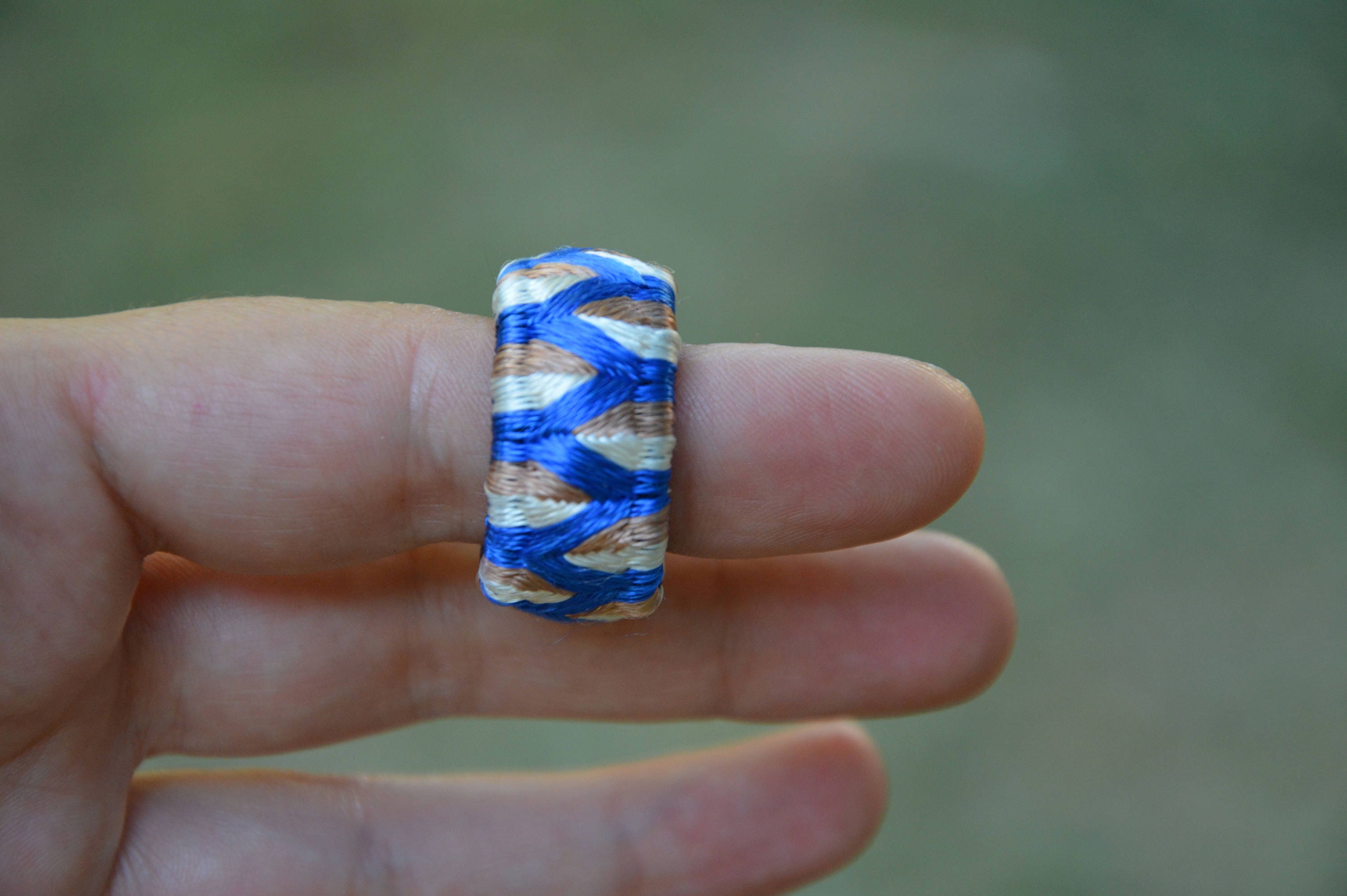 Yubinuki silk ring Japanese Thimble Etsy