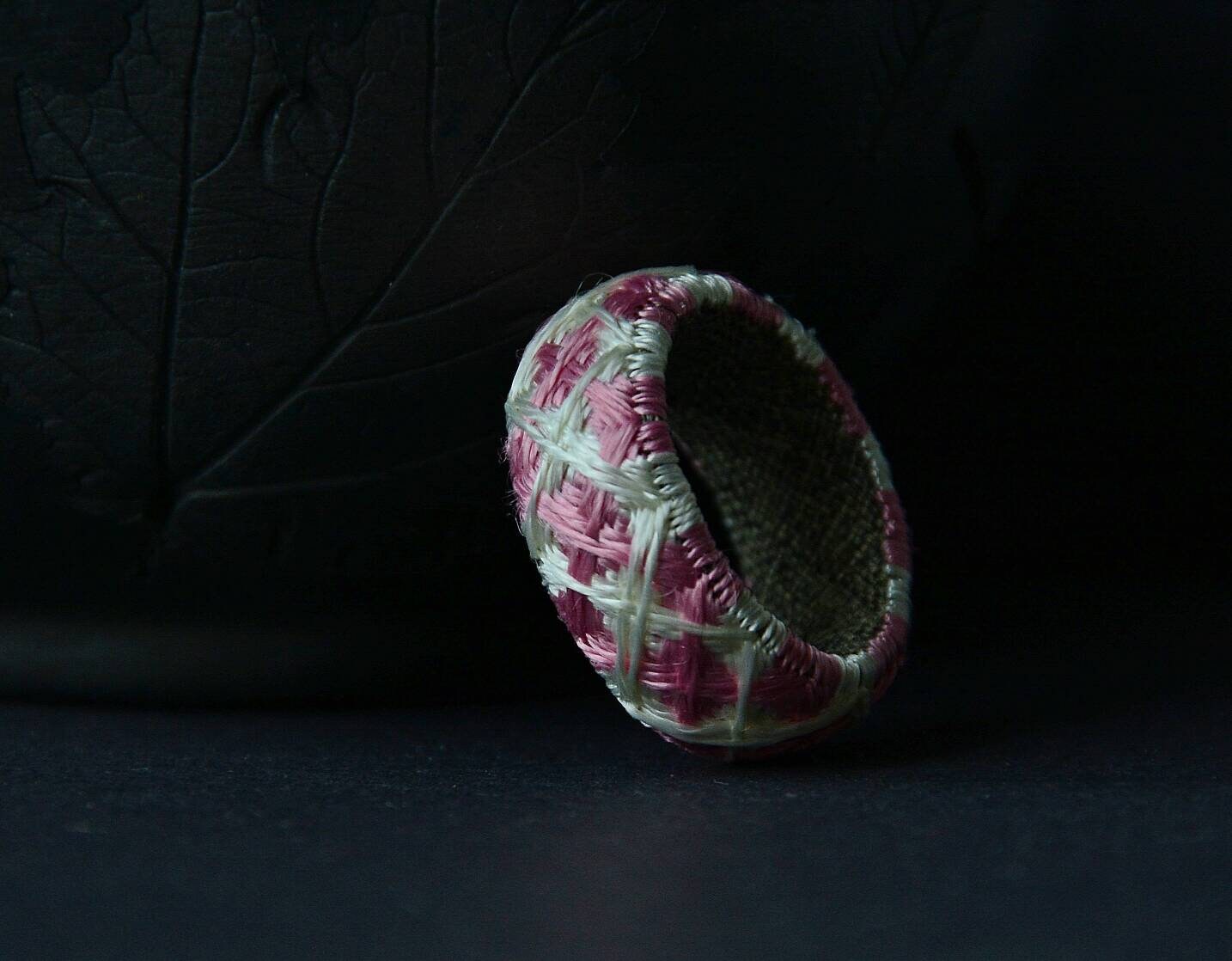 Yubinuki Ring Japanese Silk Thimble Thimble Embroidered Etsy