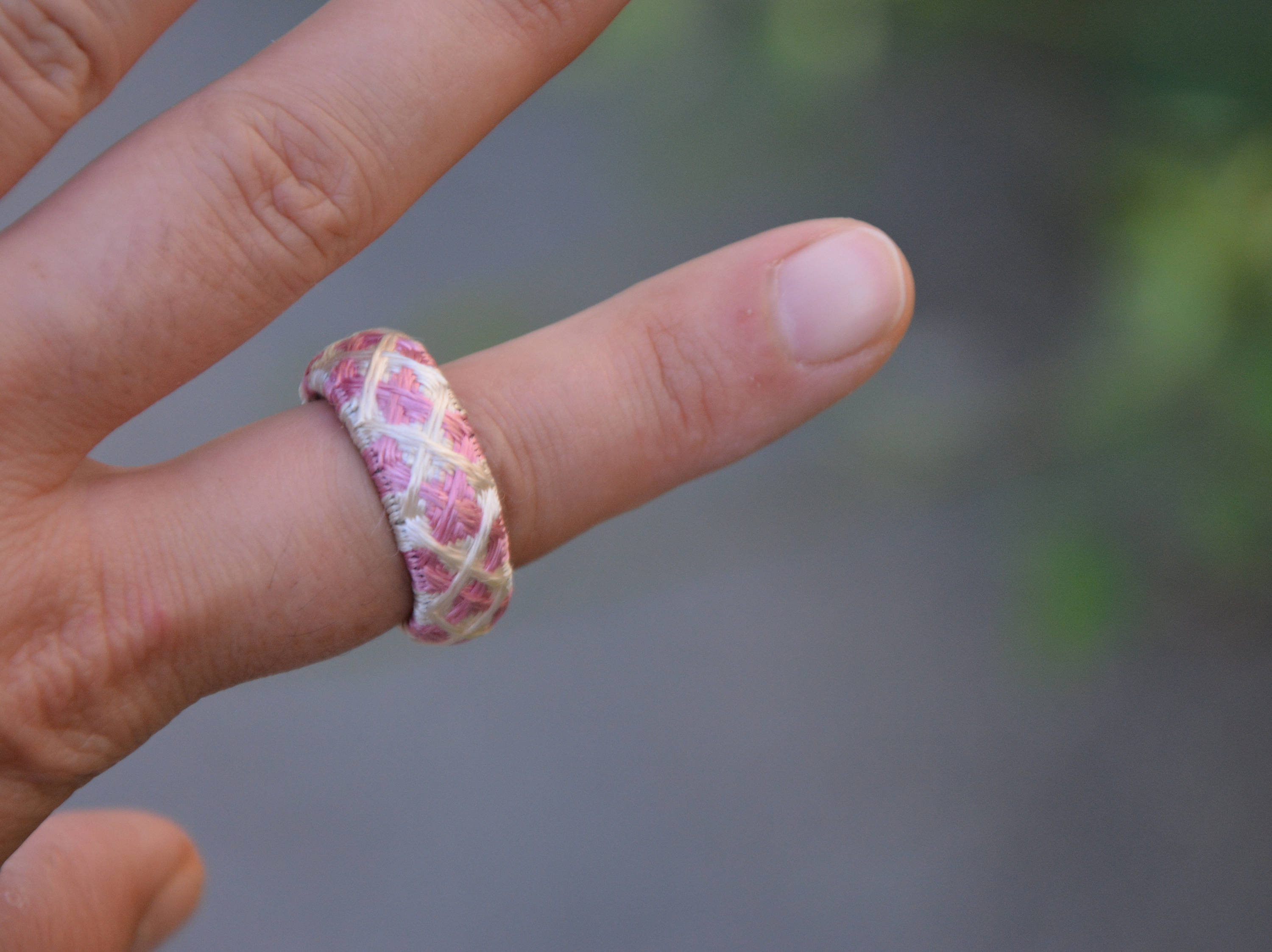 Yubinuki Ring Japanese Silk Thimble Thimble Embroidered Etsy