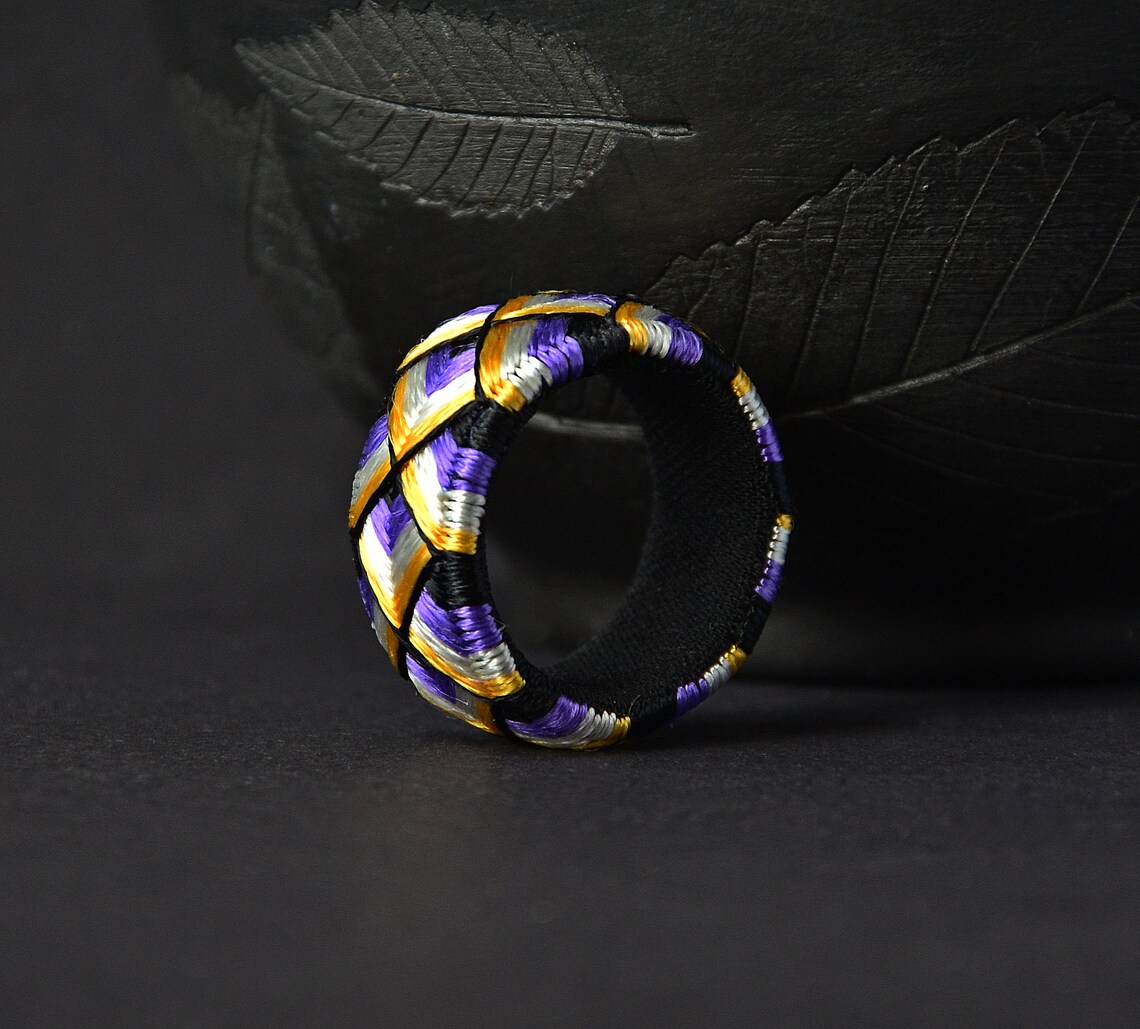 Non binary ring Japanese thimble ring Nonbinary pride jewelry Etsy