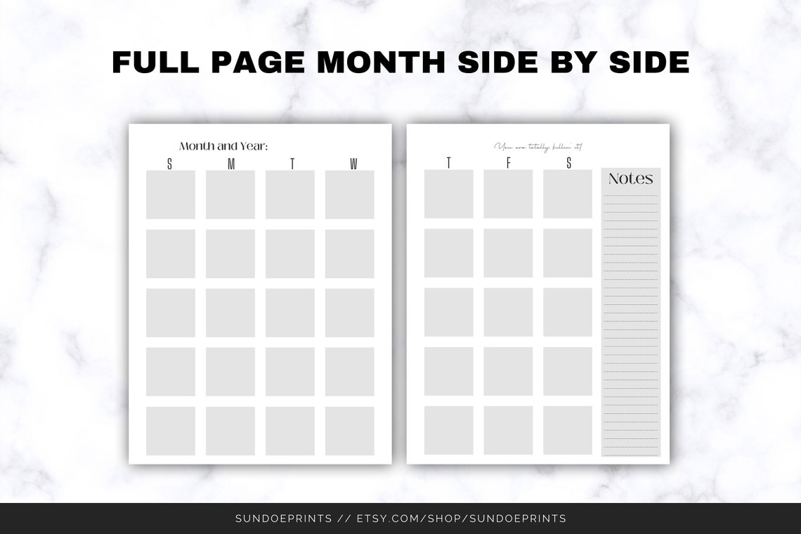 Ultimate Work Life Planner, Customizable Planner Template, Printable ...