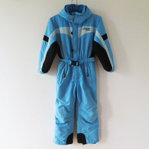 Vintage 90s Ski Suit Teens Snow Overalls Puffer Ski Pants Warm Winter Wear Snow Gear Winter Sport Pants Snowboard Jumpsuit Snow Suit