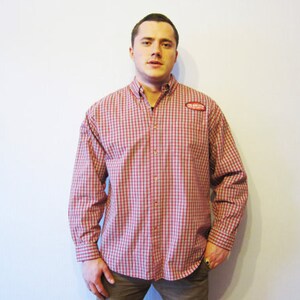 Vintage Wrangler Plaid Shirt: Cotton Lumberjack Western Style - Large