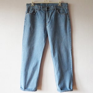 Vintage Levi&#39;s 501 Jeans: Light Blue Highwaisted Denim (W36 L30)