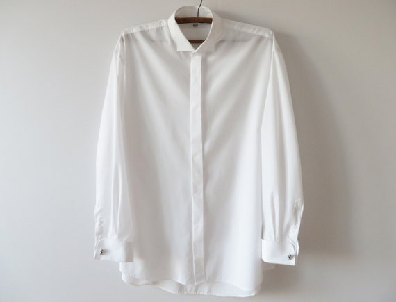 french cuff shirt with sweater