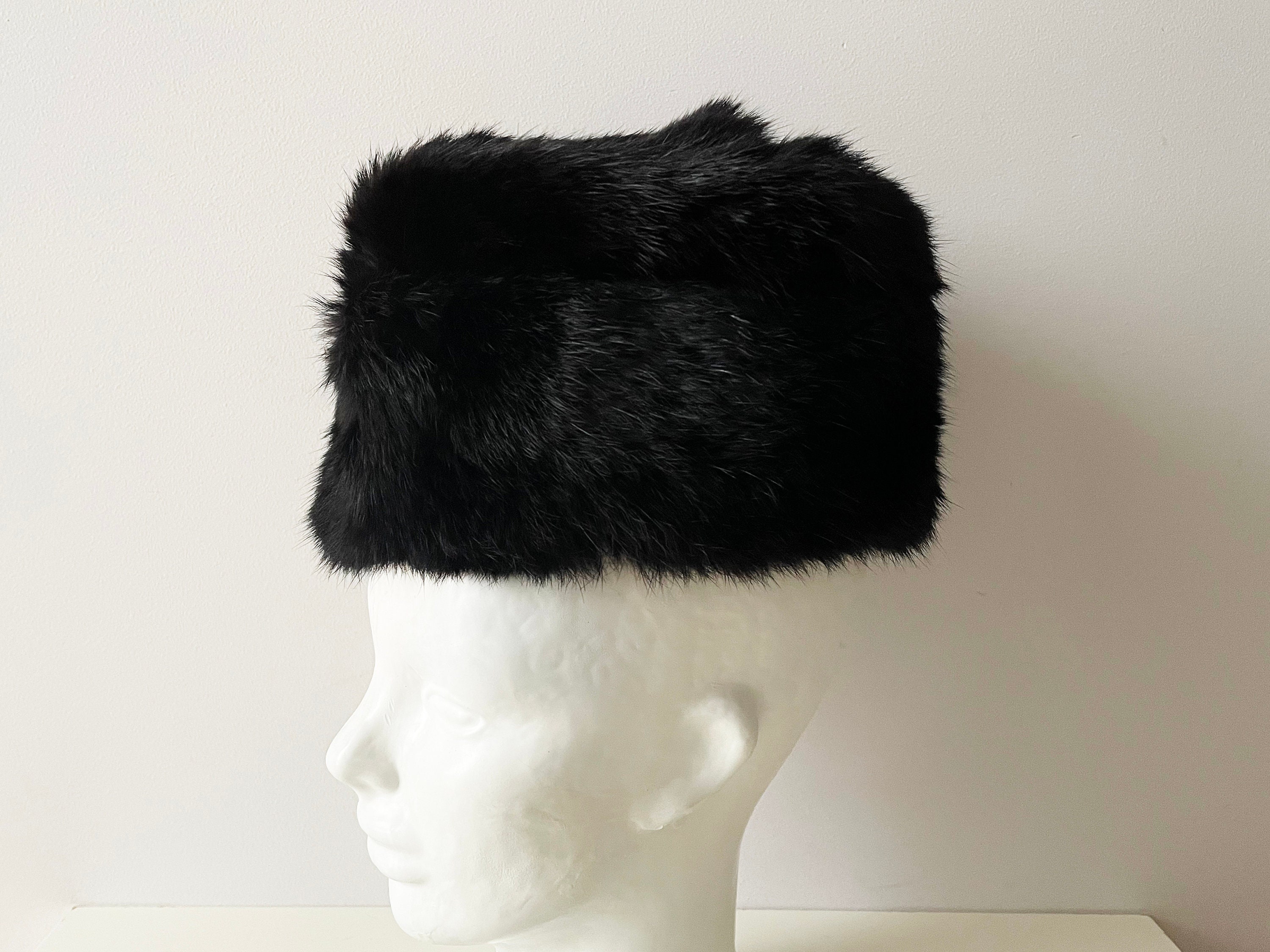 Grey Babushka Faux Fur Hat – Tamo Design