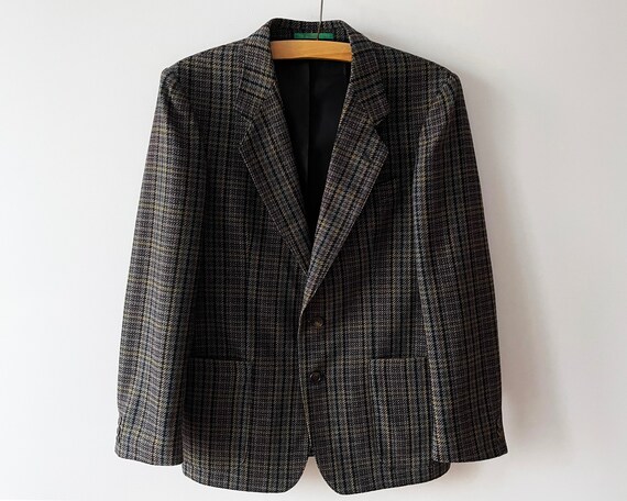 Mens black wool sport cheap coat