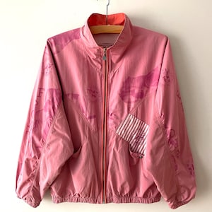 Vintage Mens Pink Track Jacket - Etsy
