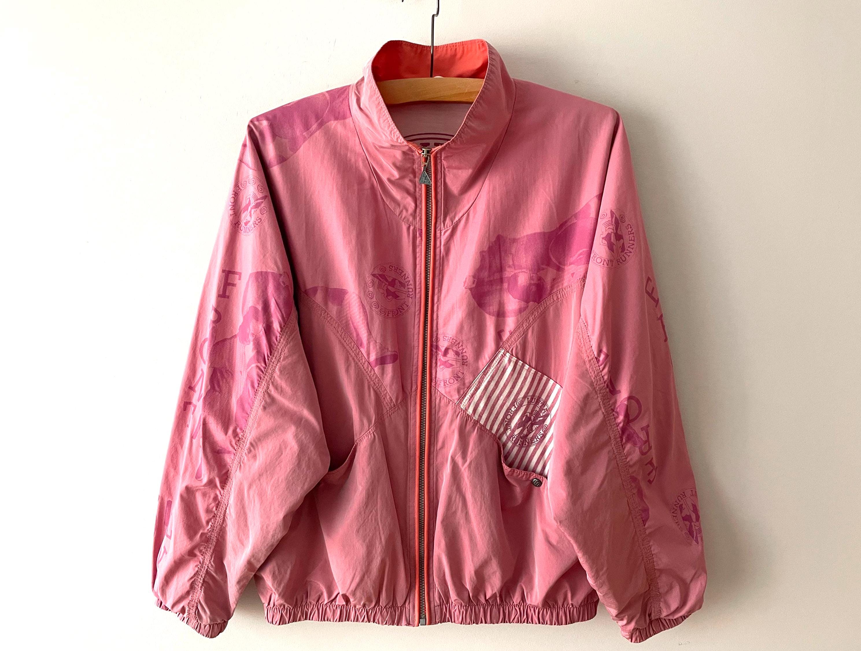 Vintage Mens Pink Track Jacket - Etsy