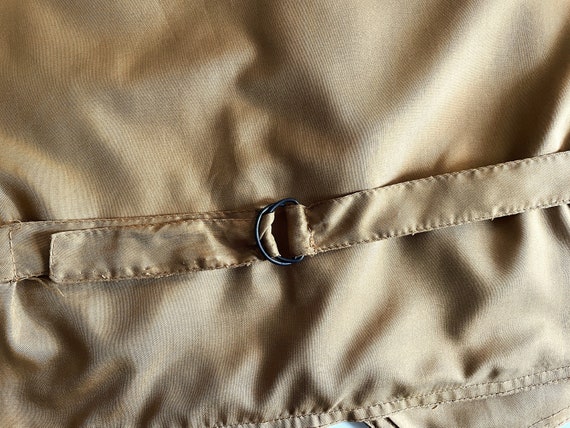 Men's suede vest, beige genuine leather biker wai… - image 6