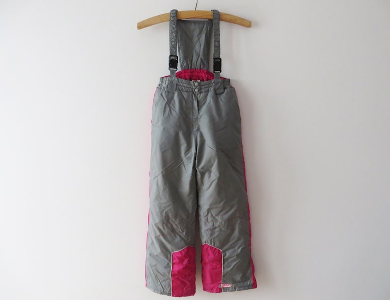 Skiing Pants Grey Ski Suit Grey Snow Overalls Warm Winter Wear Etsy