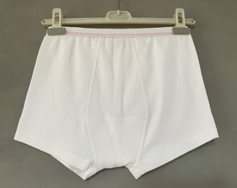 Slip Uomo Vita Alta Cotone Stile Vintage Slip Intimo Elasticizzato