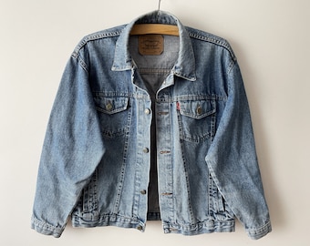 Chaqueta vaquera estilo bombardero Levi's vintage (talla grande)