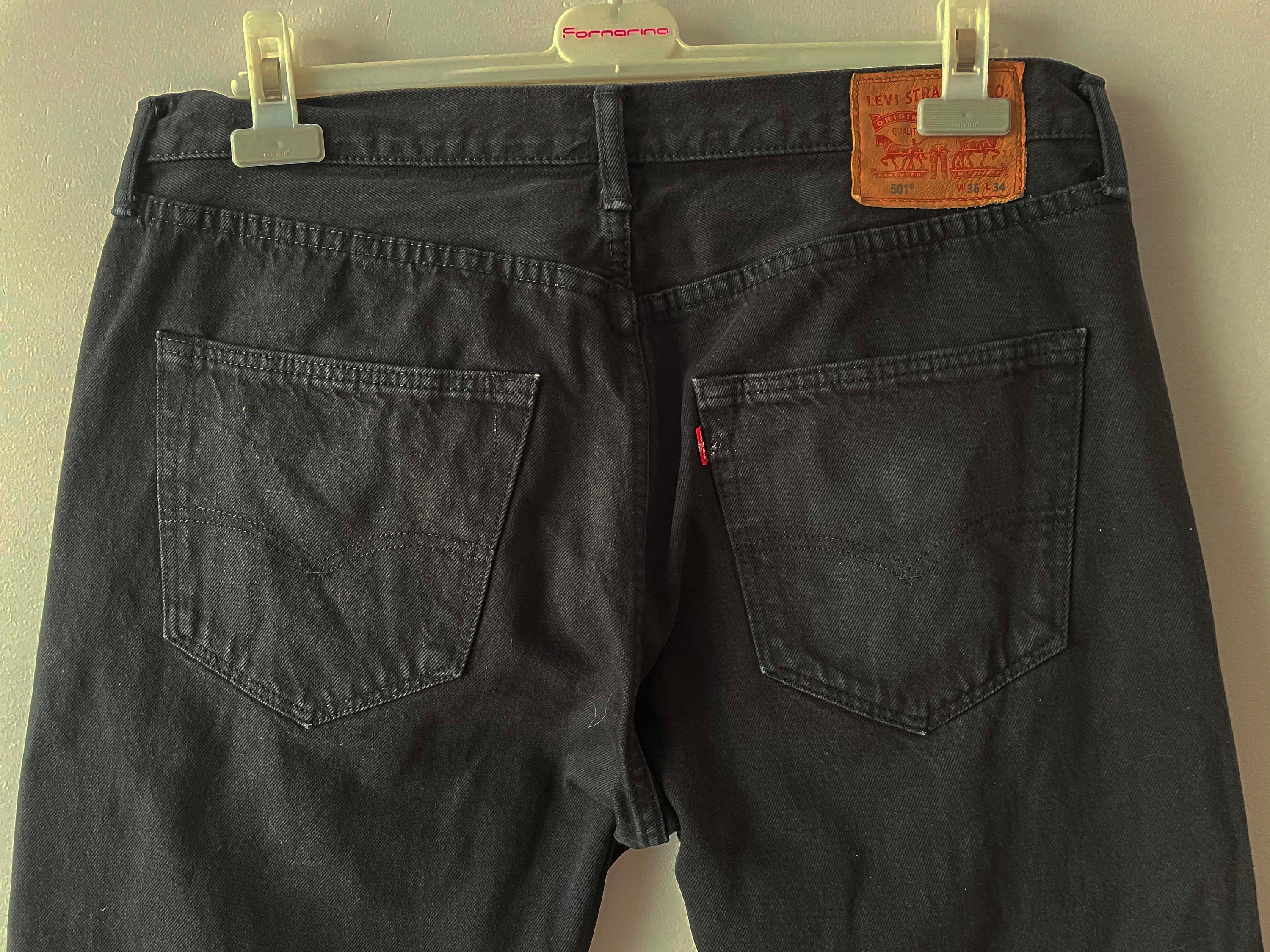 Levis 501 super clearance black