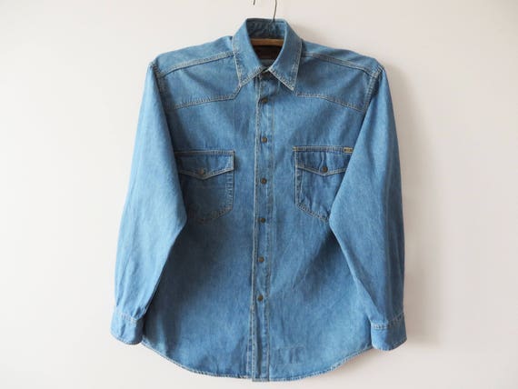 mustang denim shirt