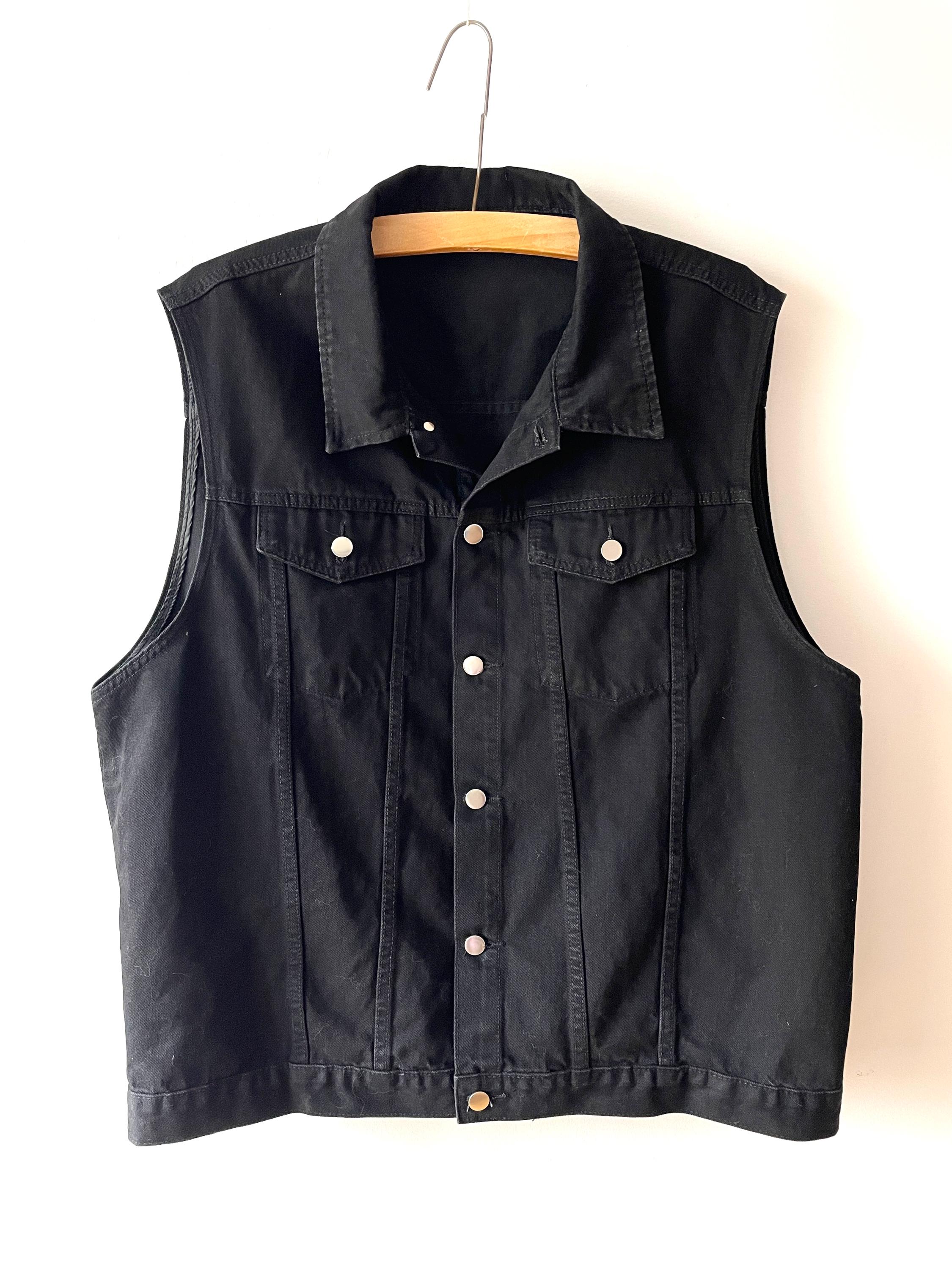 Long Denim Vest Women - Etsy