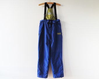 Vintage Blue Ski Suit: Men's Snowboard Jumpsuit - Medium