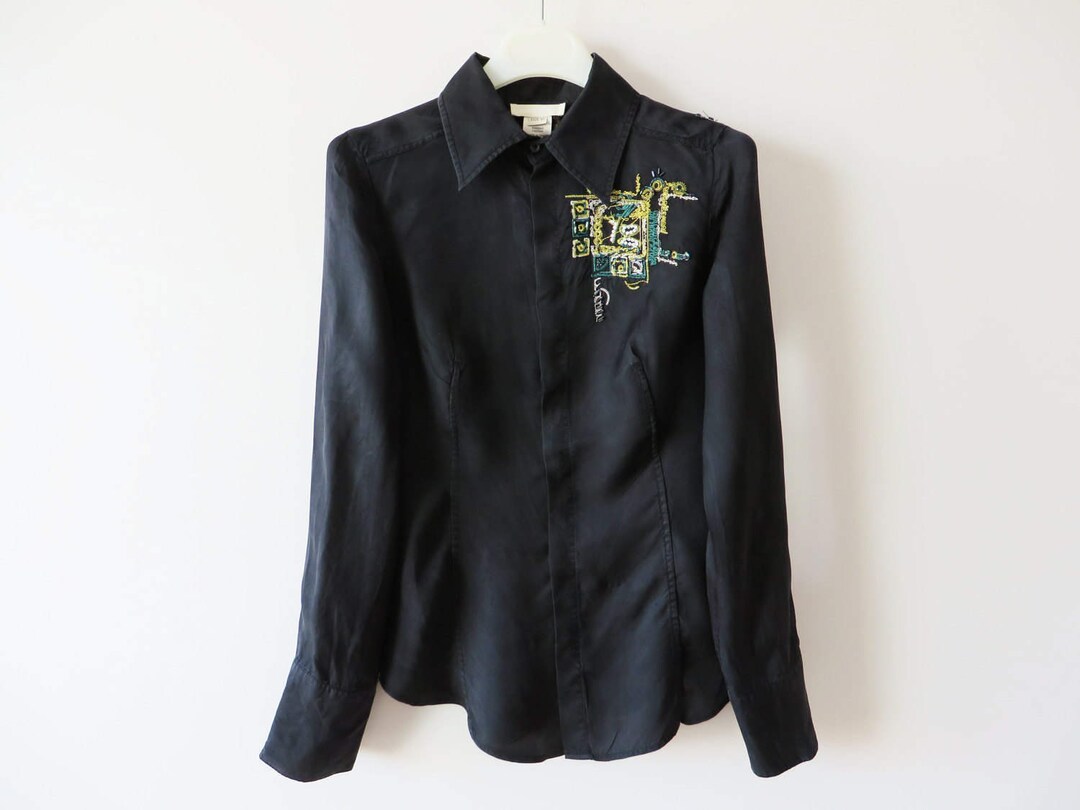 Womens - Black -   Embroidered Shirt 42961 main image 1