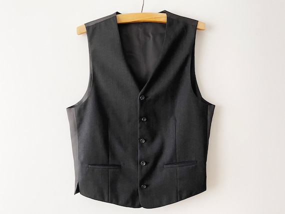 Fitted waistcoat mens best sale