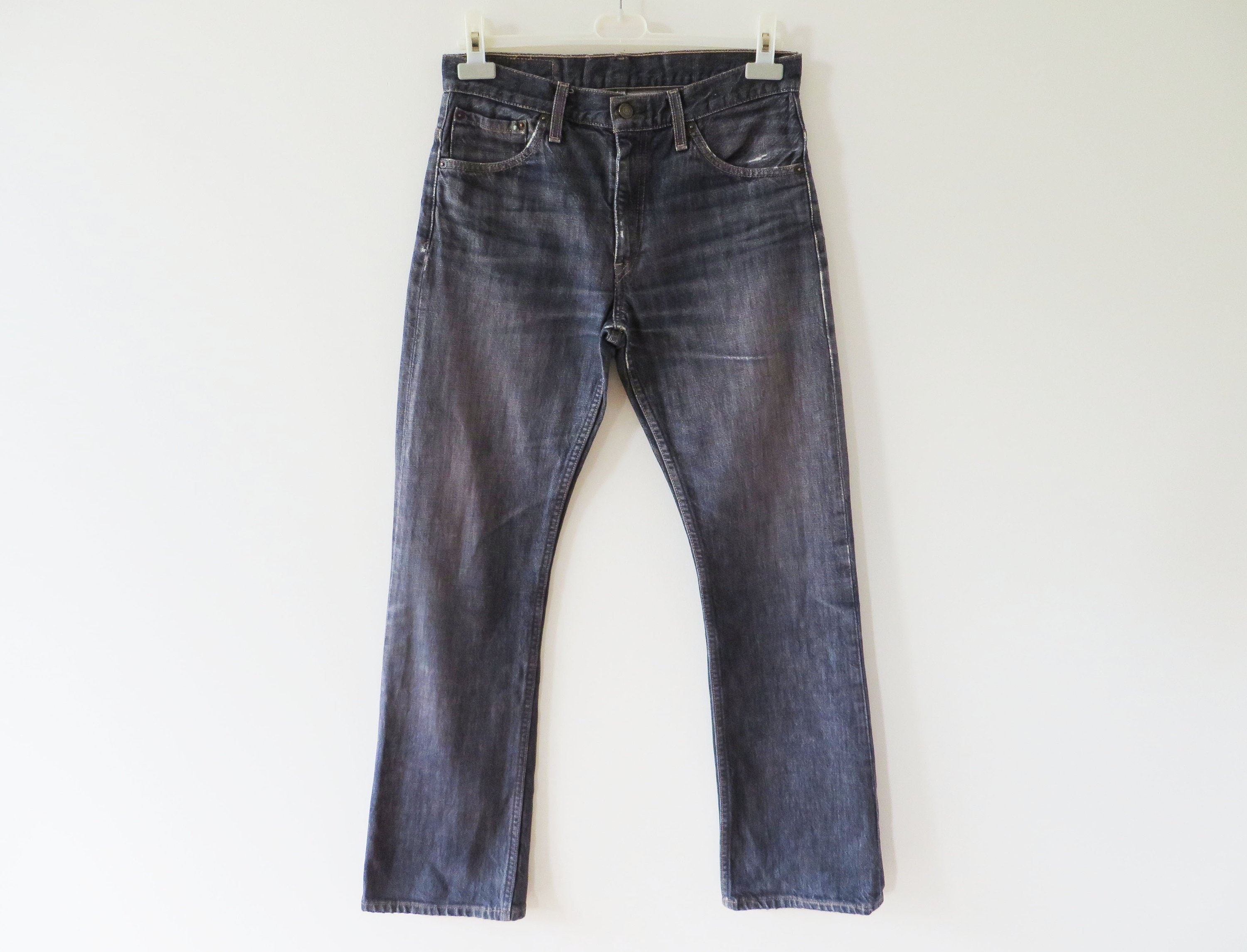 Levi Strauss 507 Dark Blue Highwaisted Jeans Levi