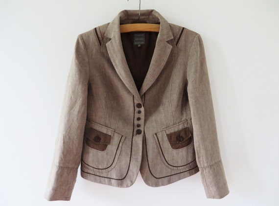beige summer jacket womens
