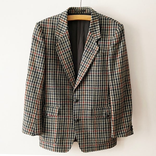 Brown Tweed Jacket With Elbow Patches Etsy