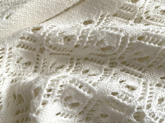 Knit summer coat, Long knitted lace cardigan, fuz… - image 6