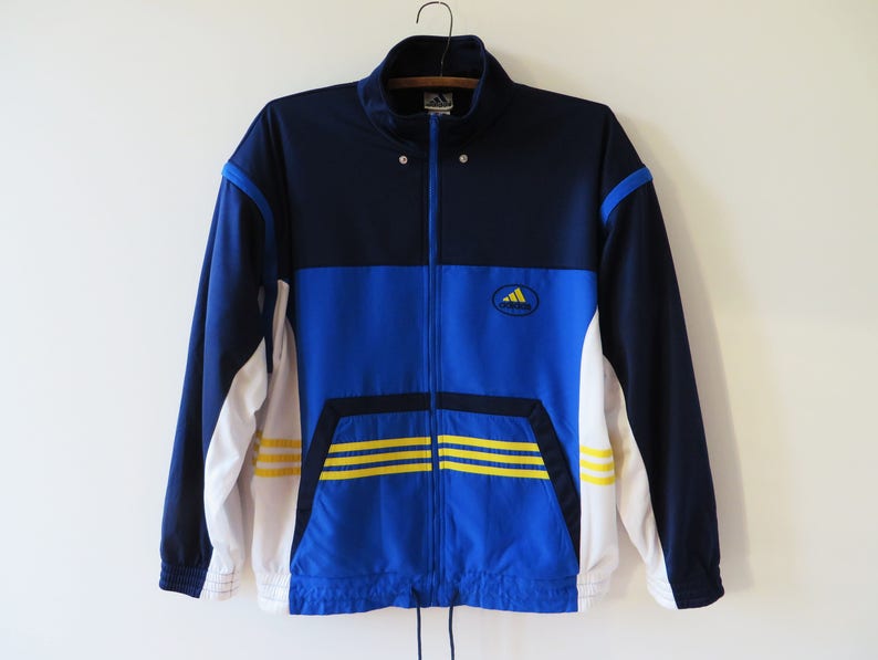 90s Adidas Jacket Vintage Sports Jacket Transformable To Vest | Etsy