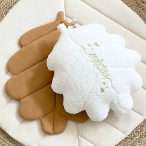 Autumn leaf quilted in washed cotton, bloom collection. image 2