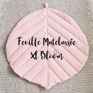 Feuille matelassée en coton lavé, collection bloom. image 1