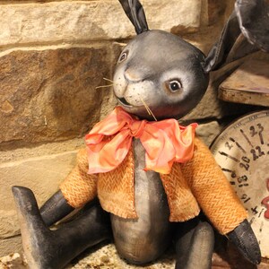 Artist Rabbit Doll, Handmade Bunny Rabbit, OOAK Rabbit Doll, Painted ...