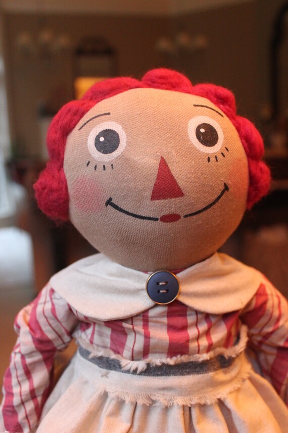handmade raggedy ann doll