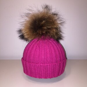 Fur Pom Pom Beanie