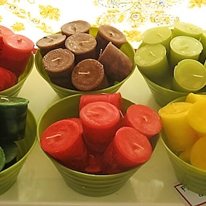 Custom Votive Candles by the Half-Dozen - Choose a Scent & Color