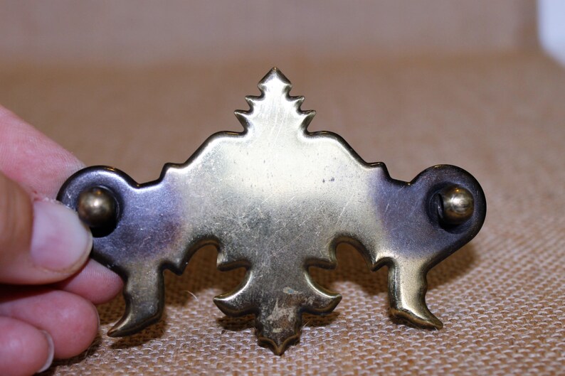 Vintage Brass Drawer Pulls Etsy Canada