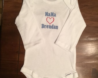 Personalized baby onesies