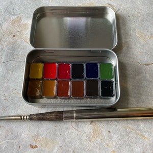 Pocket-Sized Artistry: 21-Color Anna Mason Inspired Watercolor Set with  Travel Tin & Magnetic Pans - WaterColourHoarder