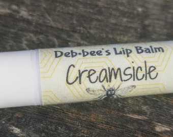 Creamsicle Beeswax Lip Balm /  Beeswax Lip Balm/ Creamsicle Lipbalm/ Beeswax Chapstick