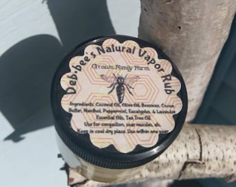 Deb*Bee's Natural Vapor Rub (2oz)