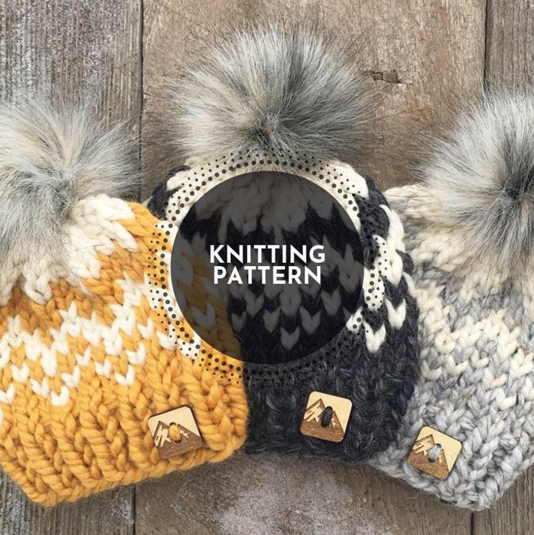 The Louie Toque - Knitting Pattern - All Sizes - Adult - Teen - Child ...