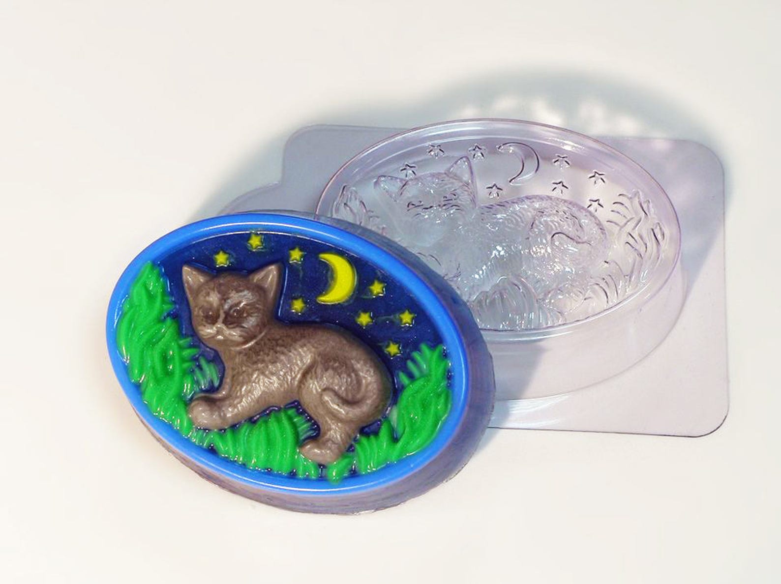Cat Mold Halloween Cat Soap Mold Halloween Mold Kitten Etsy
