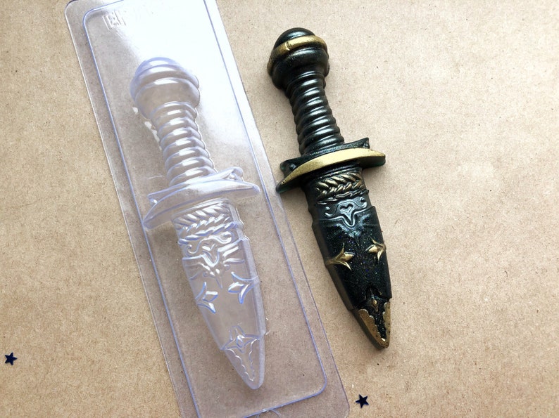Dagger mold knife mold soap mold plastic molds bath bomb Etsy