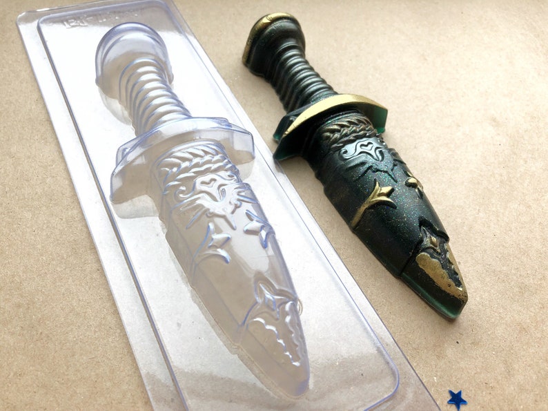 Dagger mold knife mold soap mold plastic molds bath bomb Etsy