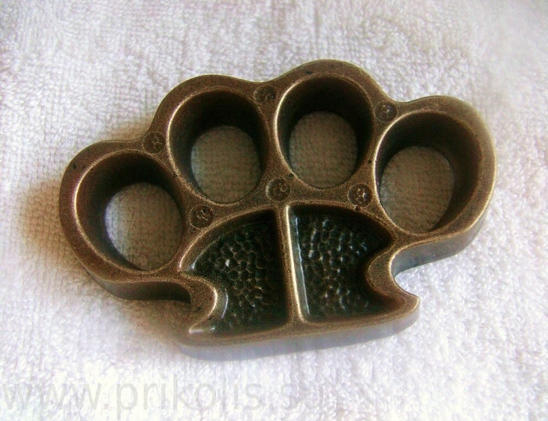 Knuckleduster soap mold brass knuckles mold knuckles soap Etsy