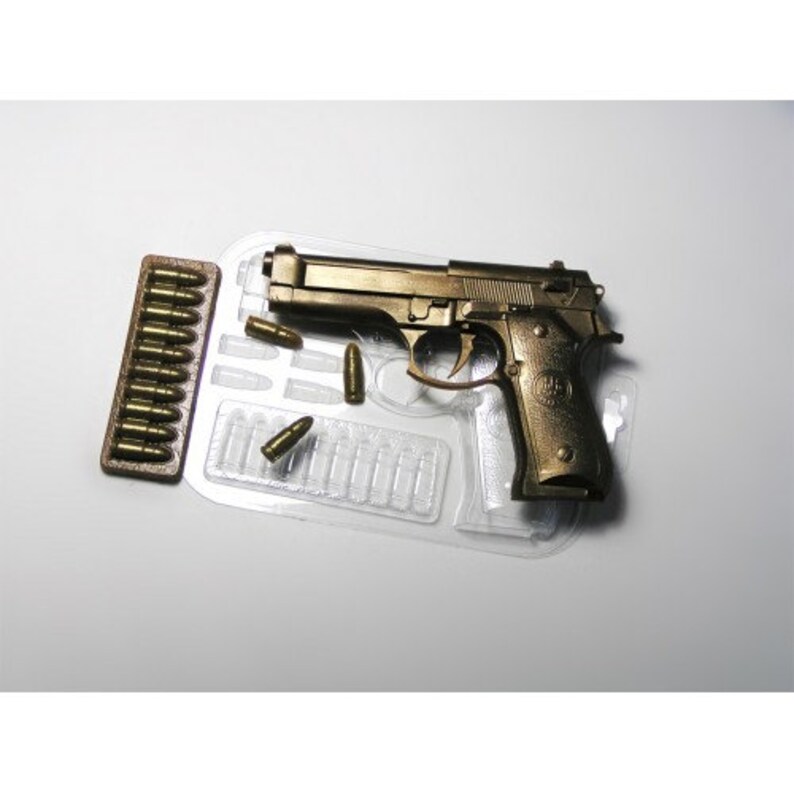 Gun mold plastic mold beretta moldbullet mold handgun Etsy