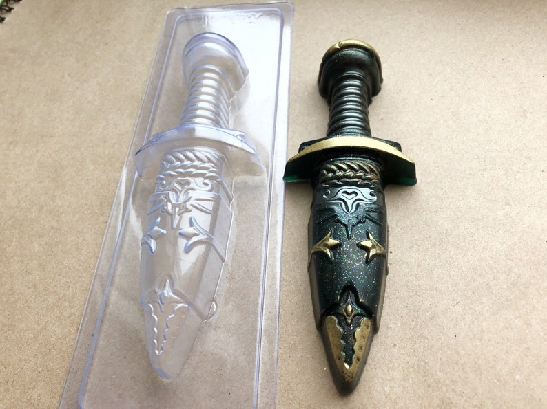 Dagger mold knife mold soap mold plastic molds bath bomb Etsy