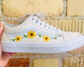 vans embroidered shoes