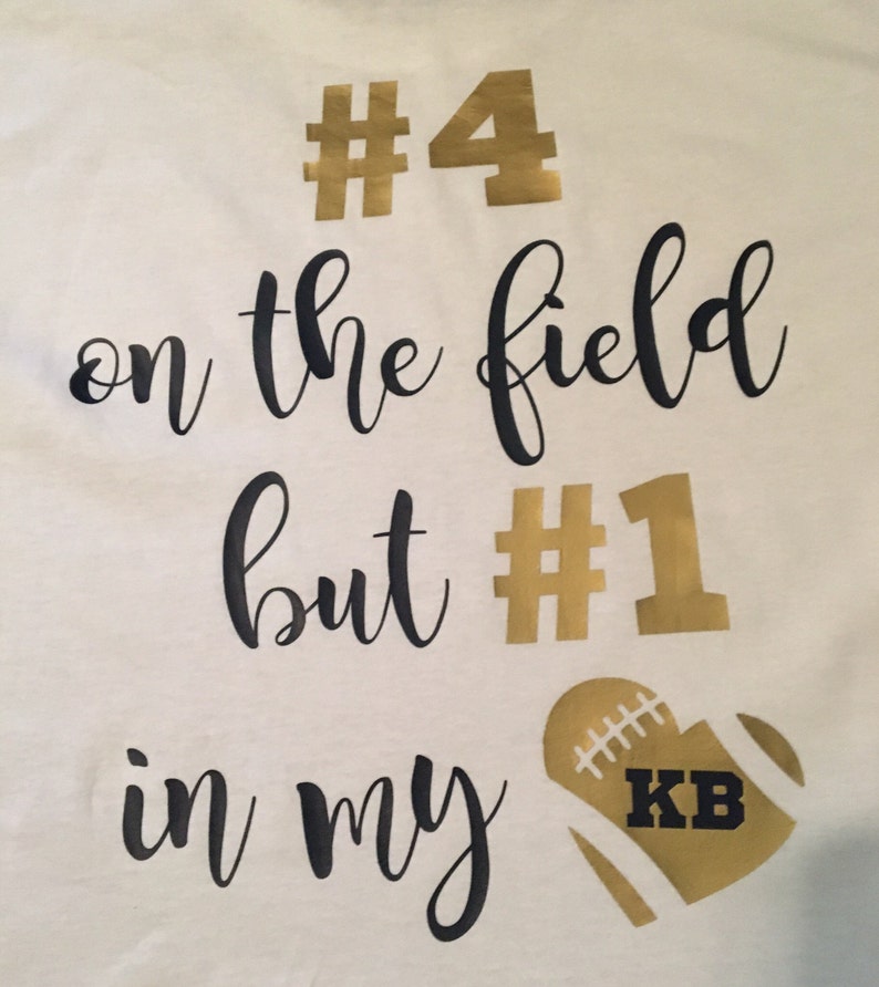 Football Girlfriend Shirt Custom Football Shirt Football Etsy