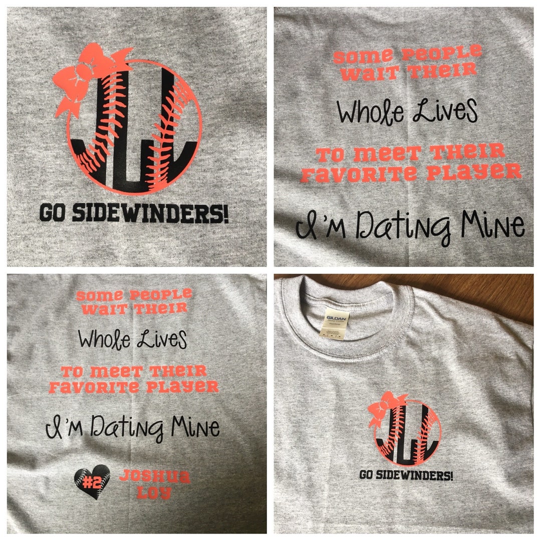 Baseball Girlfriend Shirt Custom Baseball Shirt Baseball Bow Baseball